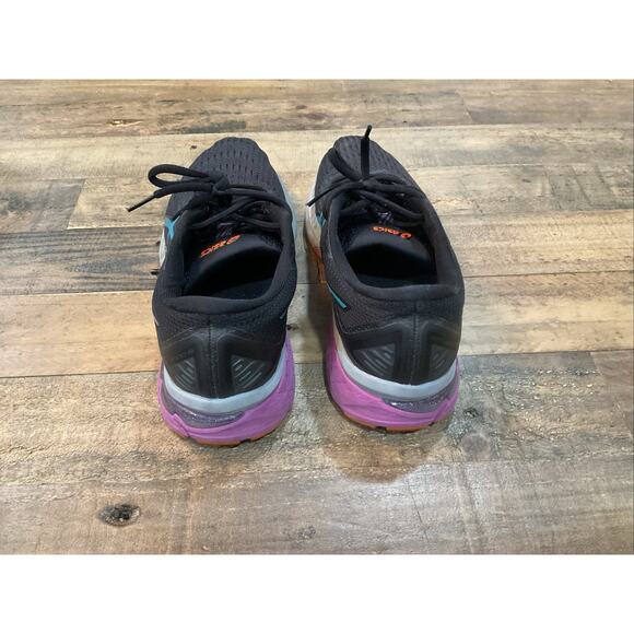 ASICS GT-2000 9 Women’s Size 10 Running Shoes Black Teal Purple Used - Picture 4 of 9